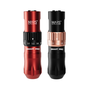 Adjustable stroke coreless motor double batteries wireless battery liner shader tattoo pen machine kit