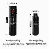 TFT Colorful display brushless motor wireless battery liner shader tattoo pen machine