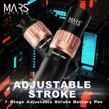Adjustable stroke coreless motor double batteries wireless battery liner shader tattoo pen machine kit
