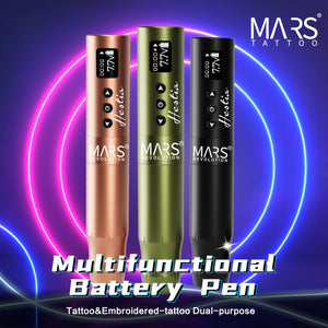 Wireless battery PMU Permanent Makeup Machine Professional TFT colorful display coreless motor liner shader tattoo pen machine