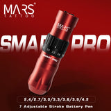 Adjustable stroke coreless motor double batteries wireless battery liner shader tattoo pen machine kit