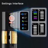 Wireless battery adjustable stroke PMU Permanent Makeup Machine Professional OLED HD Color Screen 8V 6500RPM  tattoo pen machine